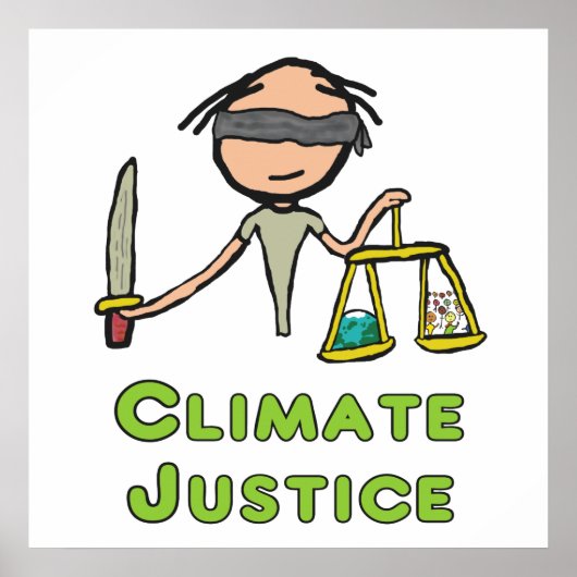 Klimaatrechtvaardigheid Poster (Voorkant)