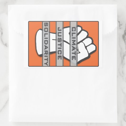 Klimaatrechtvaardigheid Solidariteit Sticker (Tas)