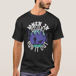 Klimaatroop klimt als hij in twijfel trekt t-shirt