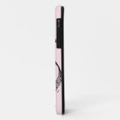 Klimaatroze G Clef Music Pink Case-Mate iPhone Case (Achterkant/links)