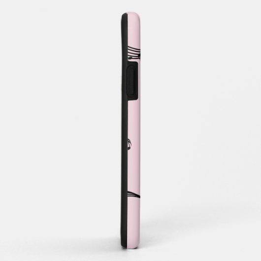 Klimaatroze G Clef Music Pink Case-Mate iPhone Case (Achterkant/rechts)