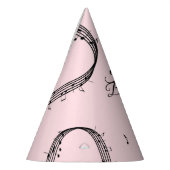 Klimaatroze G Clef Music Pink Feesthoedjes (Links)