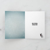 Klimaatschaal Rockface Cool Metal Blithday Kaart (Binnen)