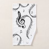 Klimaatset G Clef Bath Bad Handdoek (Handdoek)