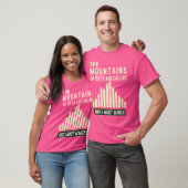 Klimaatstaking - De bergen van data roepen T-shirt (Unisex)