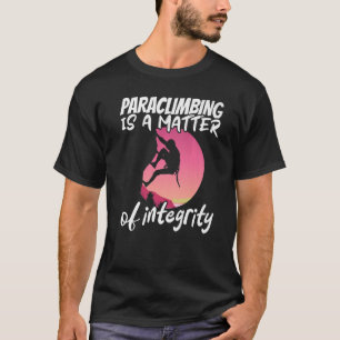 Klimaatsteen en klimsteen Materiaal van integritei T-shirt