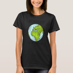 klimaatsverandering in de aarde respect voor de aa t-shirt