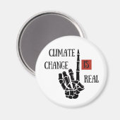 Klimaatuitdaging is echt milieubewustzijn magneet (Voorkant / Achterkant)