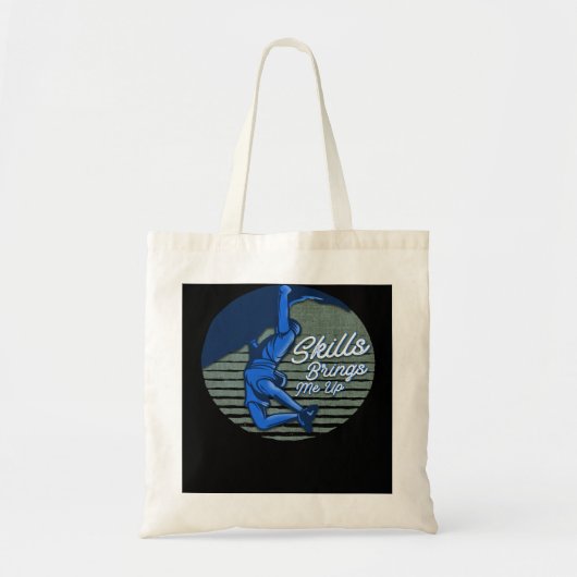 Klimaatvaardigheid zorgt ervoor dat ik beklimmend tote bag (Voorkant)