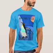 Klimaatverandering Antarctische gletsjer Penguin M T-shirt (Voorkant)