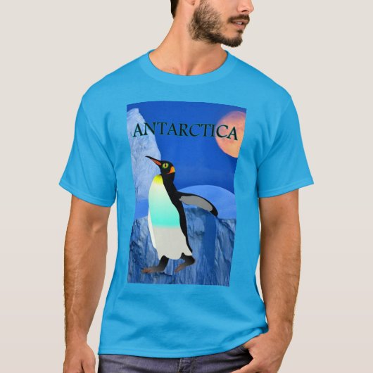 Klimaatverandering Antarctische gletsjer Penguin M T-shirt (Voorkant)