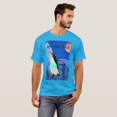 Klimaatverandering Antarctische gletsjer Penguin M T-shirt (Voorkant volledig)