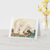 Klimaatverandering — Beer van de opwarming van de  Kaart (Gele Bloem)