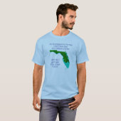 Klimaatverandering - blauw t-shirt (Voorkant volledig)