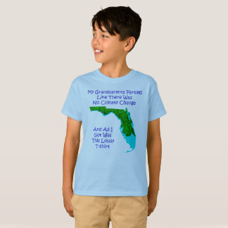 Klimaatverandering - Blauwe Kind 3 T-shirt