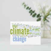 klimaatverandering briefkaart (Staand voorkant)