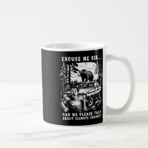 Klimaatverandering Bruin Beer Milieubescherming Koffiemok
