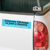 Klimaatverandering Bumpersticker (Op Truck)