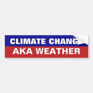 Klimaatverandering - Bumpersticker van de Weather 