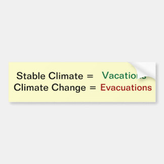 Klimaatverandering en bedrijfsleven bumpersticker