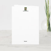 Klimaatverandering gevouwen Wenskaart Kaart (Achterkant)