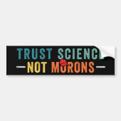 Klimaatverandering Gezondheidszorg Vaccin Trust Sc Bumpersticker (Voorkant)