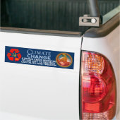 Klimaatverandering-groen is de nieuwe rode Bumpers Bumpersticker (Op Truck)