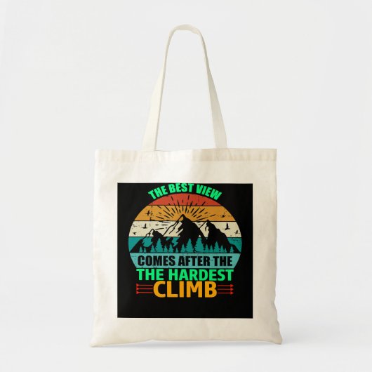 Klimaatverandering het beste uitzicht komt na de d tote bag (Voorkant)