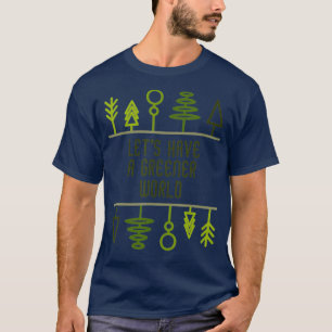 Klimaatverandering in de groene wereld Recyclen T-shirt