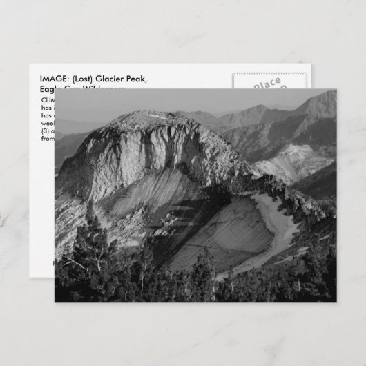 KLIMAATVERANDERING IN DE WALLOWAS BRIEFKAART (Voorkant / Achterkant)