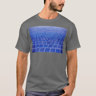 Klimaatverandering in hernieuwbare energie op het t-shirt