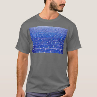 Klimaatverandering in hernieuwbare energie op het  t-shirt
