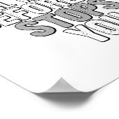 Klimaatverandering in klimaatverandering stoppen poster (Hoek)