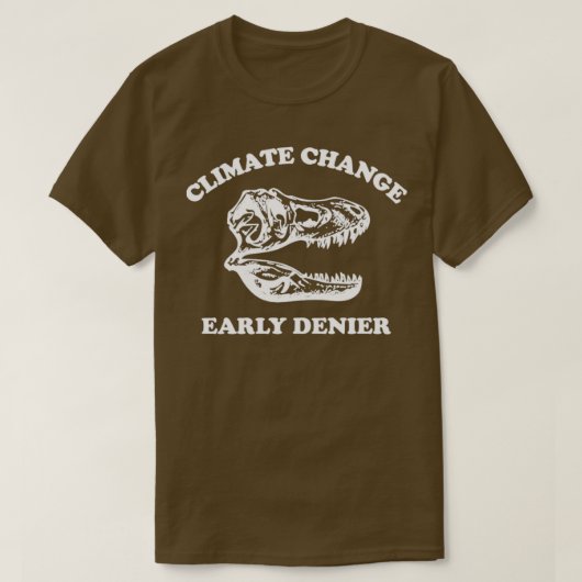Klimaatverandering in klimaatverandering Vroege De T-shirt (Design voorkant)