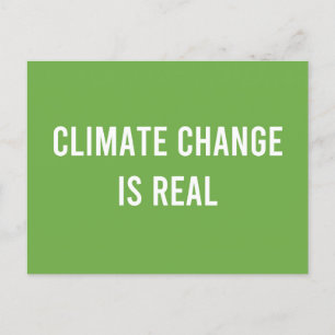 Klimaatverandering is echt briefkaart