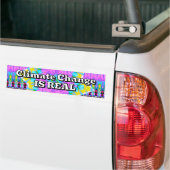 Klimaatverandering IS ECHT Bumpersticker (Op Truck)