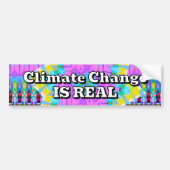 Klimaatverandering IS ECHT Bumpersticker (Voorkant)
