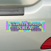 Klimaatverandering IS ECHT Bumpersticker (Op auto)