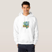 Klimaatverandering is echt hoodie (Voorkant volledig)