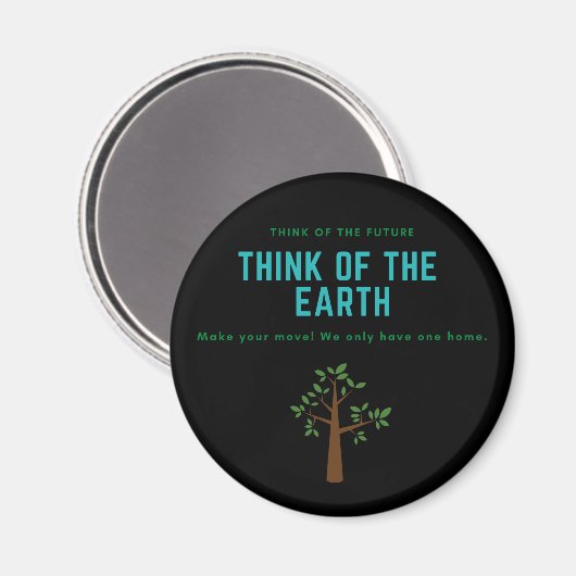 klimaatverandering is echt magneet (Voorkant / Achterkant)