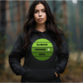 Klimaatverandering is echt milieubewustzijn hoodie