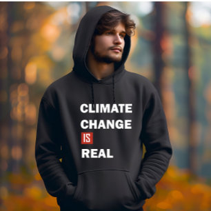 Klimaatverandering is echt milieubewustzijn hoodie