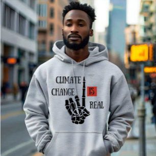Klimaatverandering is echt milieubewustzijn hoodie