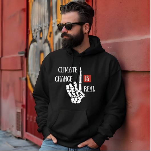 Klimaatverandering is echt milieubewustzijn hoodie