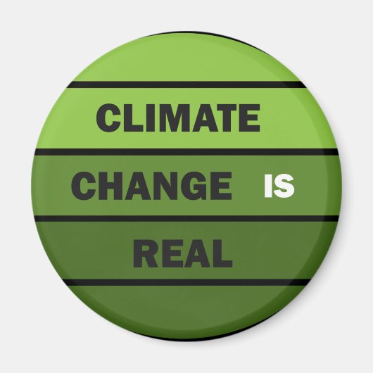 Klimaatverandering is echt milieubewustzijn magneet (Voorkant)