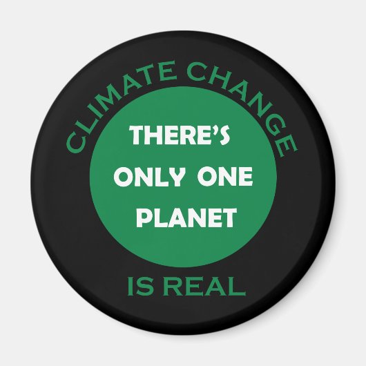 Klimaatverandering is echt milieubewustzijn magneet (Voorkant)