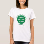 Klimaatverandering is echt milieubewustzijn t-shirt (Voorkant)