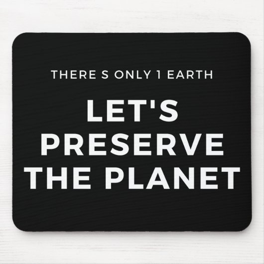 klimaatverandering is echt muismat (Voorkant)