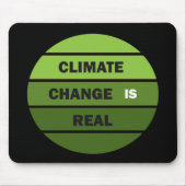 klimaatverandering is echt muismat (Voorkant)