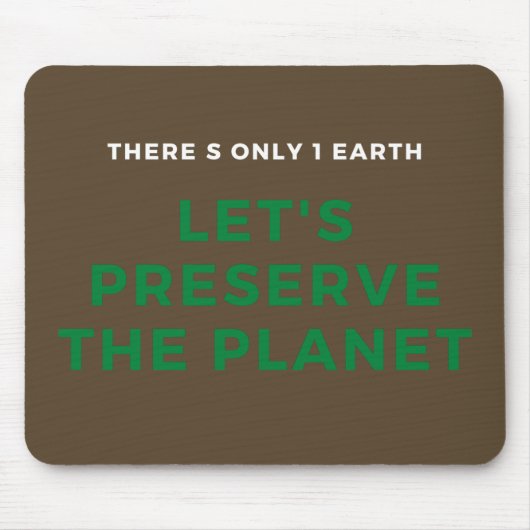 klimaatverandering is echt muismat (Voorkant)